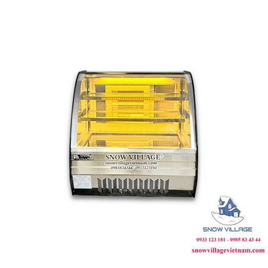 Tủ mát để bàn kính cong 70cm GB-100