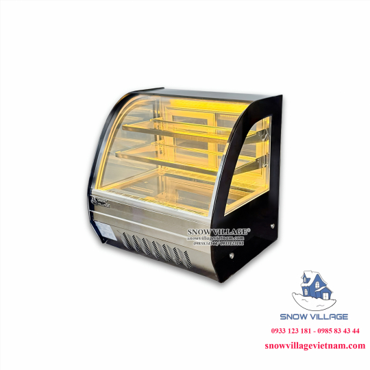 Tủ mát để bàn kính cong 70cm GB-100