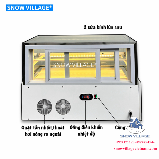 Tủ mát mini 1 tầng 90cm GB-120V.Z1 Snow Village