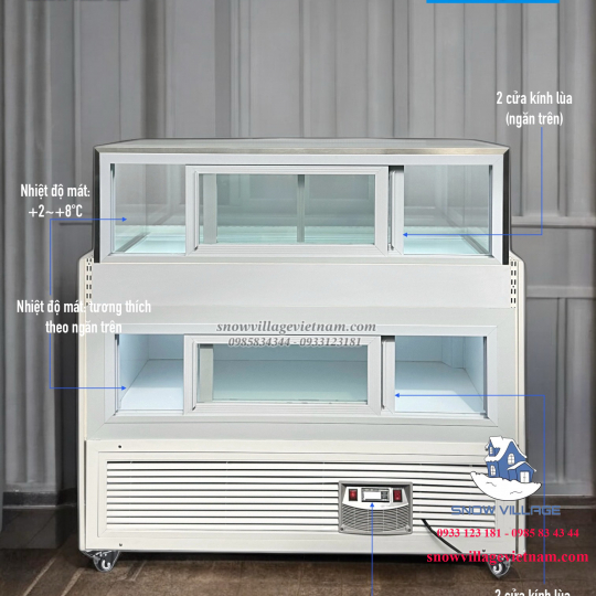 Tủ bánh kem 1 tầng