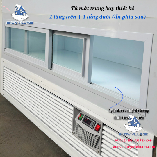 Tủ mát thiết kế 1 tầng 1.8m GB-500-4L.Z1