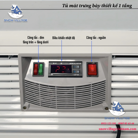 Tủ mát thiết kế 1 tầng 1.8m GB-500-4L.Z1