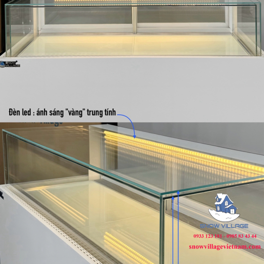 Tủ bánh kem thiết kế 1 tầng 1.2m GB-300-4L.Z1