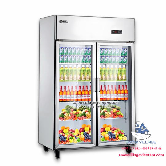 Tủ mát inox 2 cửa LC-1200CF