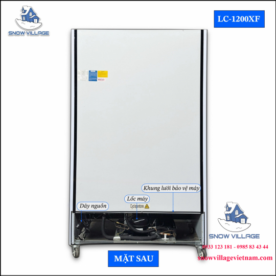 Tủ mát 2 cửa kính 