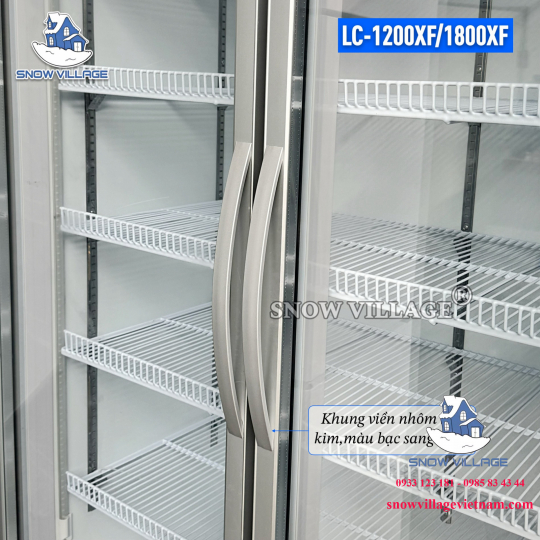 Tủ mát 3 cửa kính 