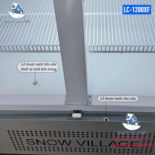 Tủ mát 2 cửa kính 