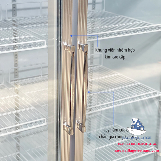 Tủ mát 2 cửa kính cao cấp LC-1260FA
