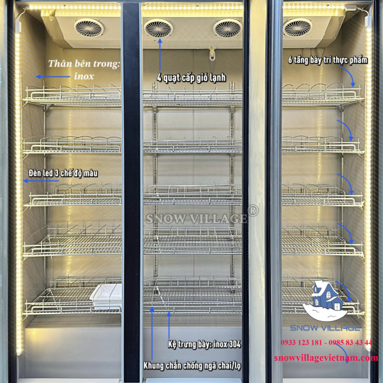 Tủ mát trưng bày bia - nước ngọt LC-1800B