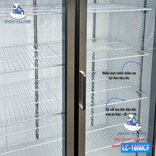 Tủ mát inox 3 cửa LC-1800CF
