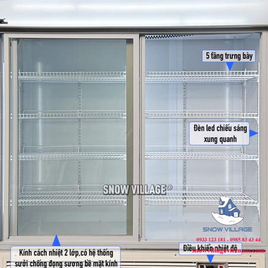 Tủ mát trưng bày cửa lùa LC-1800L