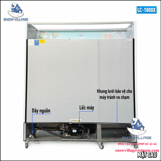 Tủ mát 3 cửa kính LC-1800X
