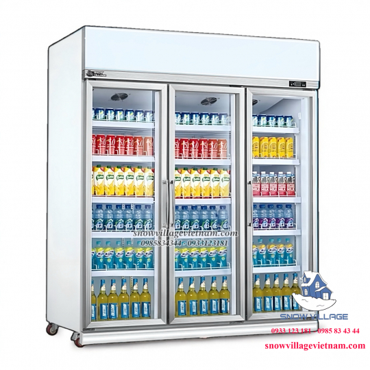 Tủ mát 3 cửa kính cao cấp LC-1860FA