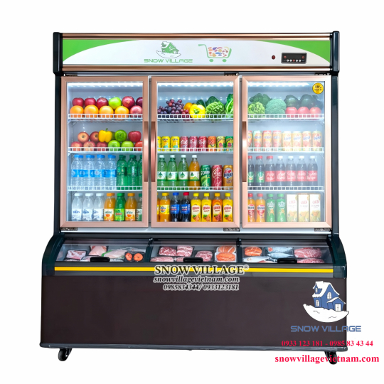 Tủ trưng bày trên mát-dưới đông cao cấp LCD-1756