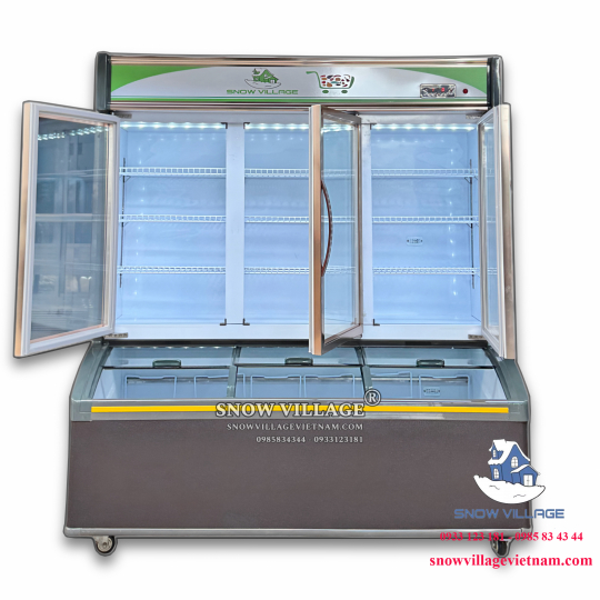 Tủ trưng bày trên mát-dưới đông cao cấp LCD-1756