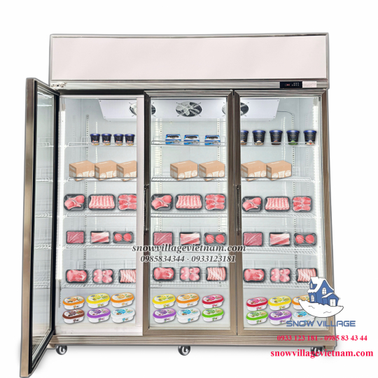 Tủ đông 3 cửa kính LD-1860FA