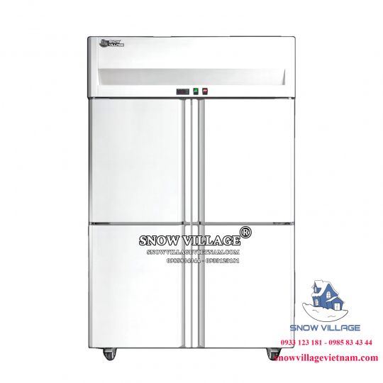 Tủ đông 4 cửa inox 304