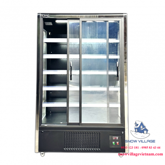Tủ mát siêu thị 2 cửa kính lùa 1.2m XC-ZL-1200