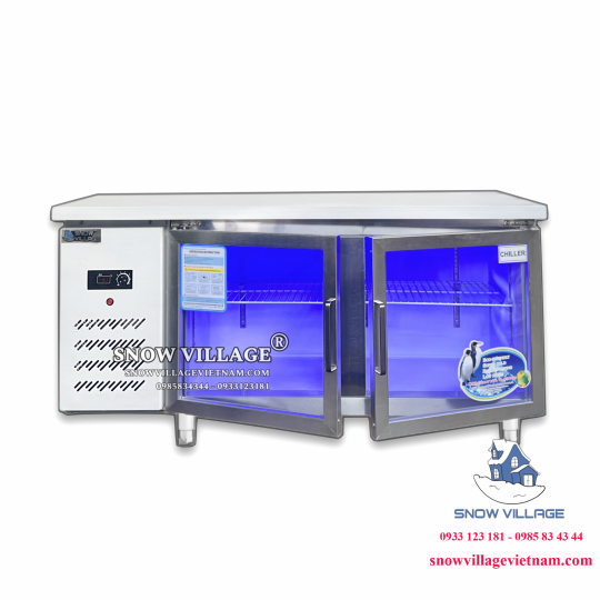Bàn mát cửa kính 1.5m PLO.25L2CBL