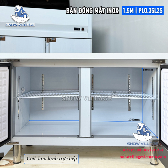 Bàn đông 1.5m 2 chế độ PLO.35L2S