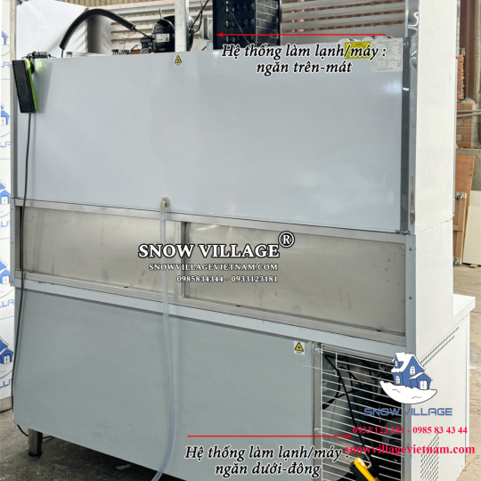 Tủ trên mát - dưới đông inox 1.8m PLRD-18N2B2