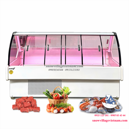 Tủ mát trưng bày thịt tươi 2m (coil) SC-2.0