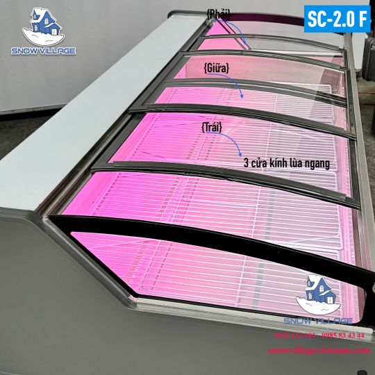 Tủ trưng bày thịt cá tươi 2m SC-2.0 F