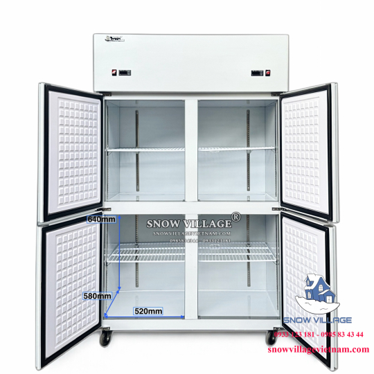 Tủ đông 4 cửa inox Coil SLLDZ4-820L