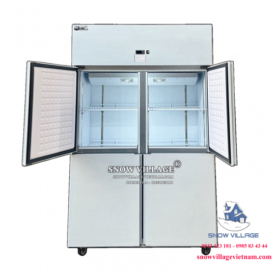 Tủ đông 4 cánh inox quạt lạnh SLLDZ4-820LD