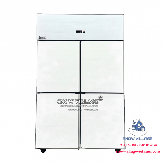 Tủ đông 4 cánh inox quạt lạnh SLLDZ4-820LD