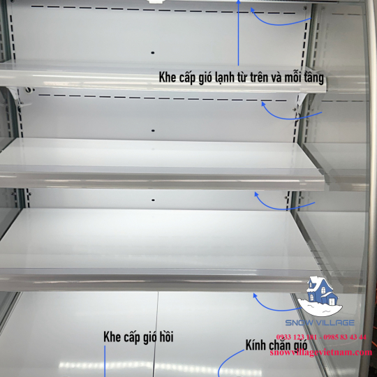 Tủ mát trưng bày siêu thị 0.9m XC-ZC-0.9