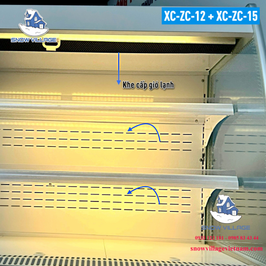 Tủ mát trưng bày siêu thị 1.5m XC-ZC-15
