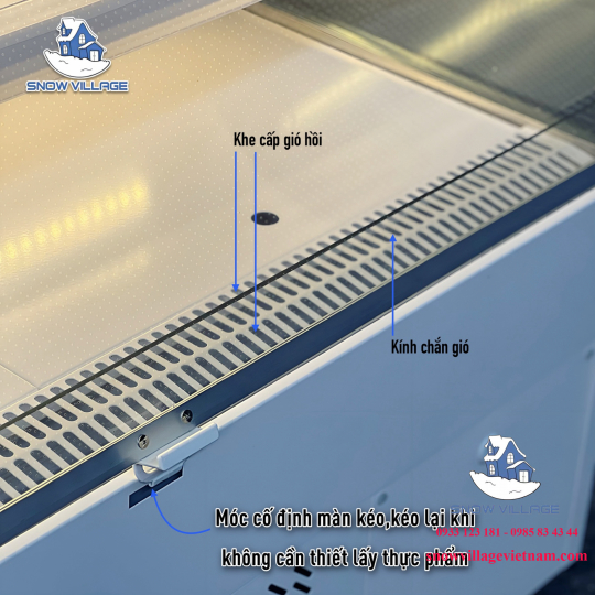 Tủ mát trưng bày siêu thị 1.5m XC-ZC-15