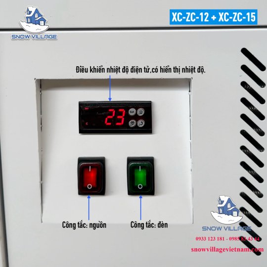 Tủ mát trưng bày siêu thị 1.5m XC-ZC-15