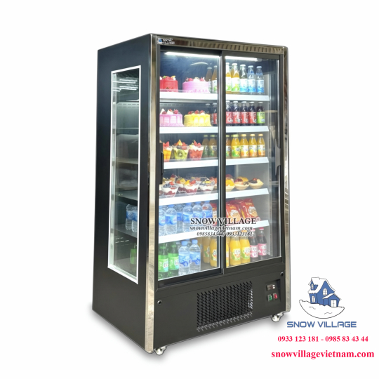 Tủ mát siêu thị 2 cửa kính lùa 1.2m XC-ZL-1200