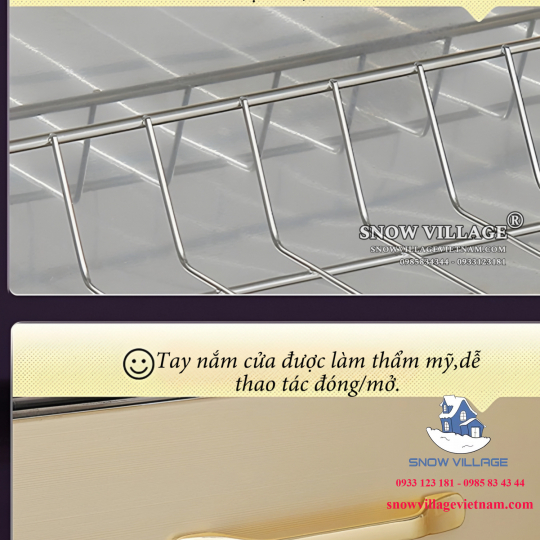 Tủ sấy chén đĩa 3 cửa kính YTP-1200